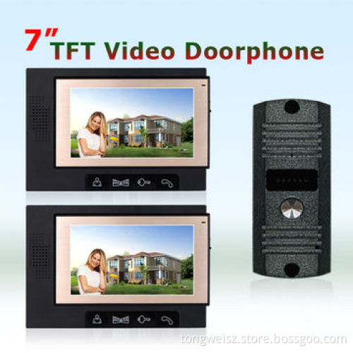 7" TFT-LCD Access control system, CMOS 700TVL cameraNew